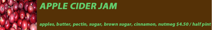 apple cider jam