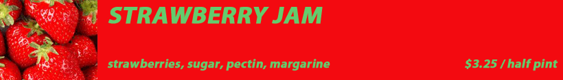 strawberry jam